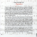 CD Klaus Wunderlich Signature